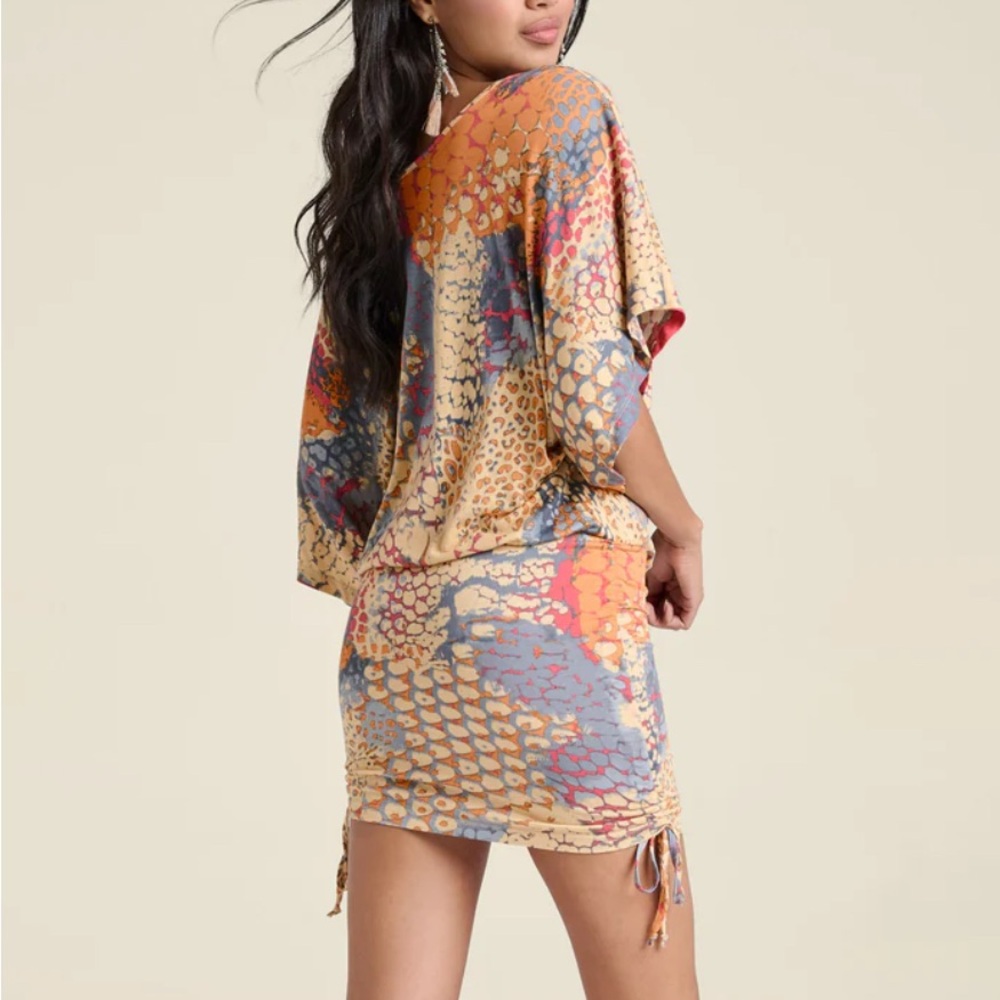Venus Banded Side Tie Dress - Picture 2 of 7